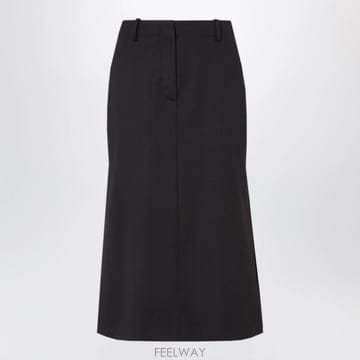 26 F/W 펜디 블랙 그레인 드 파드레 스커트 FQ7767B1H8- B0052263574
