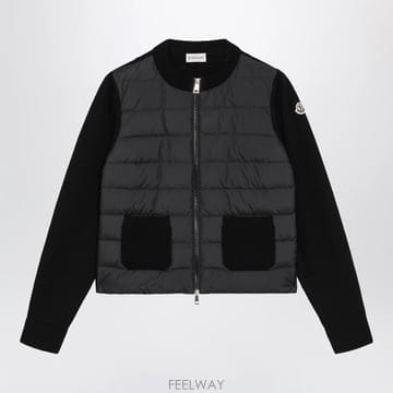 26 F/W 몽클레어 블랙 패딩 집업 가디건 9B00040DM1131 B0052263602
