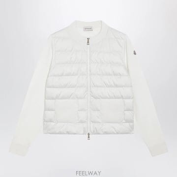 26 F/W 몽클레어 화이트 패딩 집업 가디건 9B00040DM113 B0052263603