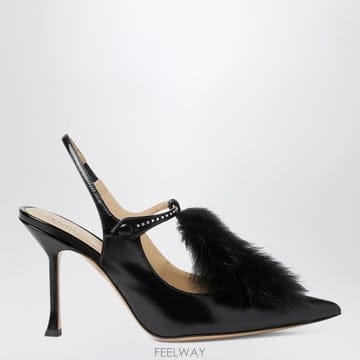 26 F/W 펜디 FENDI 노이어 블랙 레더 슬링백 8J9159AY B0052263621
