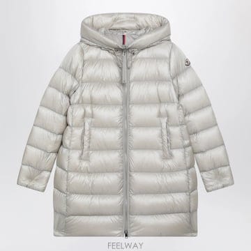 26 F/W 몽클레어 펄 베이지 나일론 LAQUE 다운 자켓 1C00 B0052263655