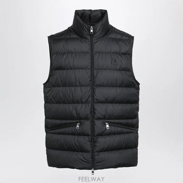 26 F/W 몽클레어 TREOMPAN 블랙 패딩 조끼 인 폴리에스테르 B0052263656