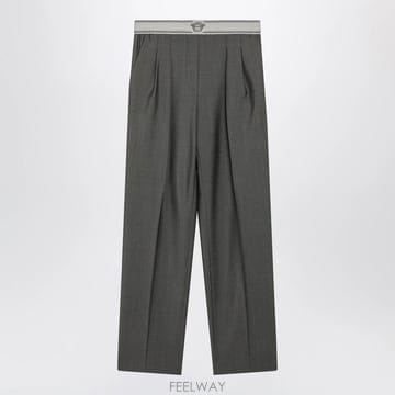 베르사체 스트레이트 팬츠 그레이