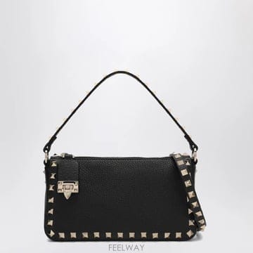 26 F/W 발렌티노 블랙 스몰 락스터드 숄더 백 9W2B0J47VS B0052263711