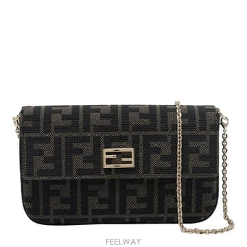 26 F/W 펜디 FF 자카드 튜브 지갑 온 체인 8M0600/B1J B0012263899