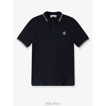 스톤 아일랜드 오가닉 코튼 폴로 셔츠 L1S152200010S001 B0652263961
