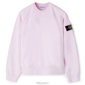25FW 스톤 래글런 기모 맨투맨 라이트핑크 K2S156100022 S0A20 V0080
