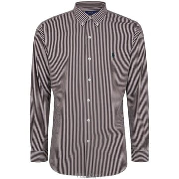 26 FW 폴로 랄프로렌 올핏 스트라이프 스트레치 팝린 버튼 셔츠 710929344