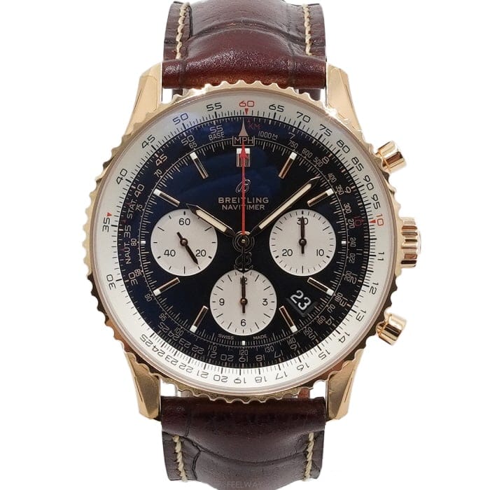 Breitling �����Ʋ�� 18K��� ���� ����Ÿ�̸� B01 ũ�γ�׷��� 43MM ���׹�� ���� �ð�aa66563�����Ʋ�� 18K��� ���� ����Ÿ�̸� B01 ũ�γ�׷��� 43