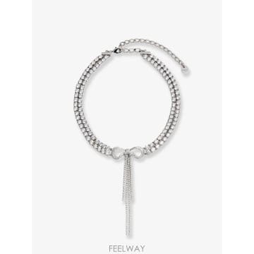 [A8] 셀프포트레이트 PF26606NSL 목걸이 넥클리스 여성 PF26606NSL-SILVER