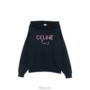 CELINE �׶�����Ÿ �ؿ� ������ ���� LOGO COTTON HOODIE RY10S4S8507MR�׶�����Ÿ �ؿ� ������ ���� LOGO COTTON HOODIE RY10S4S