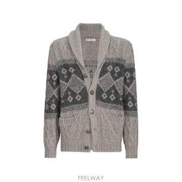 Brunello Cucinelli �׶�����Ÿ �ؿ� ���ڷ� ��ġ�ڸ� ���� WOOL AND SILK BLEND ����� MNX302516CIX90�׶�����Ÿ �ؿ� ���ڷ� ��ġ�ڸ� ���� WOOL AND SILK B