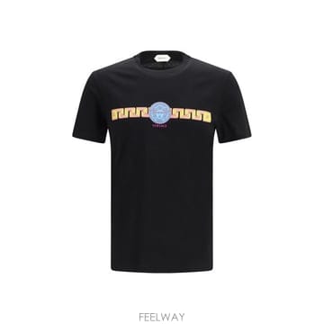 Versace �ؿ� ���¸���� AW26 ������ü ���� ���� �� ��ư ���� Ƽ���� 10264521A19311_1B000�ؿ� ���¸���� AW26 ������ü ���� ���� �� ��ư ���� 