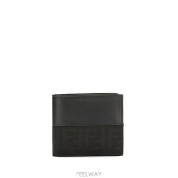 해외 이태리배송 AW26 펜디 남성 FF 자카드 반지갑 7M0169B139_F0QA1