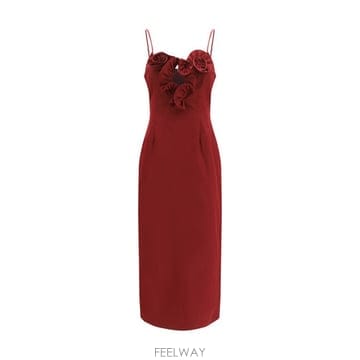 | Other Brand | �ؿ� ���¸���� AW26 ���� ��Ʈ�� ���� �ö�� ������ �̵� �巹�� 653726_BORDEAUX�ؿ� ���¸���� AW26 ���� ��Ʈ�� ���� �ö�� ������ ��