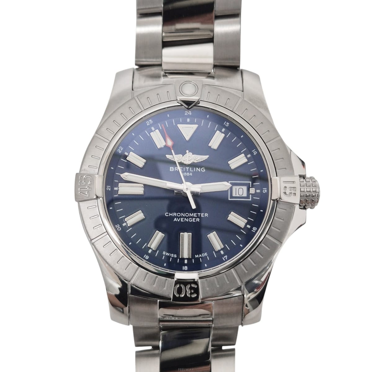 Breitling �����Ʋ�� A173181 ��� �����ƽ 43mm û�� ��ƿ �ð�����Ʋ�� A173181 ��� �����ƽ 43mm û�� ��ƿ �ð�