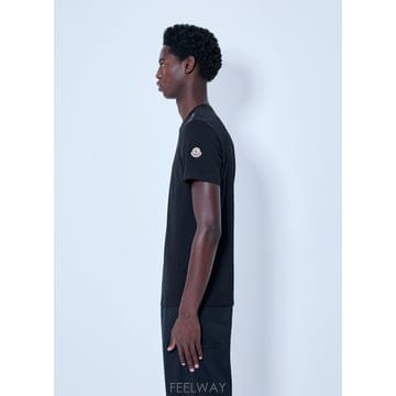26 F/W 몽클레어 라지 스케치 로고 티셔츠 L2091 8C0003 B0112264625