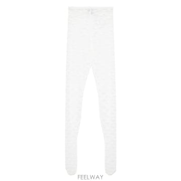 [A9] 셀프포트레이트 SS25-CK-025PWWHITE 양말 삭스 여성 SS25-CK-025PWWHITE-