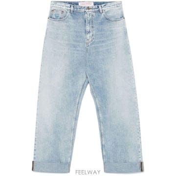 발렌티노 와이드레그 진 6V3DE04GARE508 B0191586731
