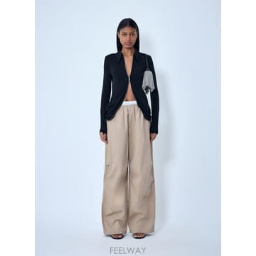 26 S/S 알렉산더 왕 와이드레그 엘라스틱 웨이스트 팬츠 1WC12 B0111918842
