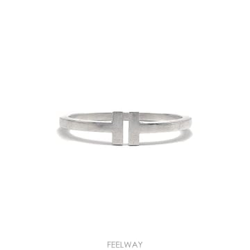 티파니 T 스퀘어 실버 팔찌 라지