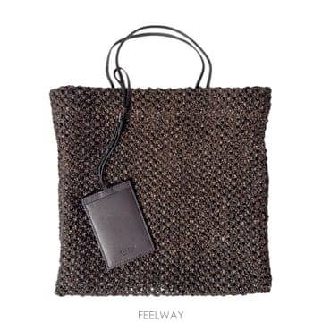 [라이크어스타] 26FW 더로우 반 미니 라피아 토트백 BARN MINI W207WL6 DBAS
