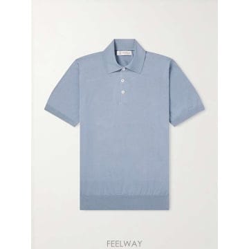 브루넬로 쿠치넬리 코튼 폴로 셔츠 M29800125 B0082128737