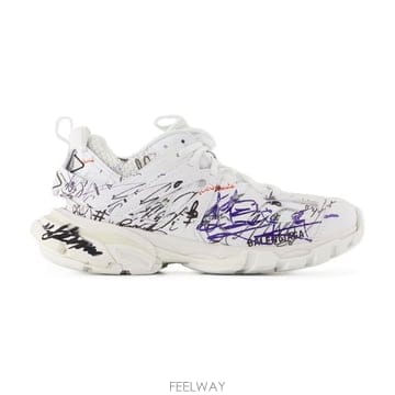 25 S/S 발렌시아가 트랙 스니커즈 발렌시아가 나일론 화이트 542 B0731578124