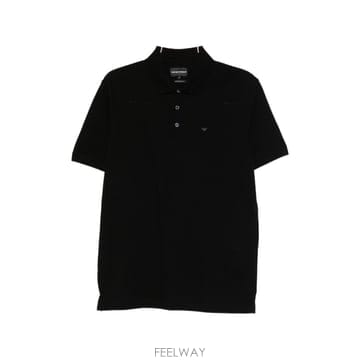 엠포리오 아르마니 로고 코튼 폴로 셔츠 EM004643AF12955 B0711913156