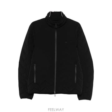 엠포리오 아르마니 나일론 다운 자켓 블랙