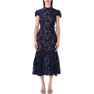 Self Portrait 26SS Self portrait Self Portrait guipure ���̽� midi �巹�� 26PRS226SS Self portrait Self Portrait guipure ���̽� midi 
