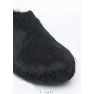 마르니 카프 퍼 클로그 푸시아