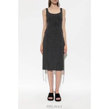 Alexander Mcqueen 26FW �˷���� ���� �� �巹�� with straps 871958QJAGG1121 TP58053590326FW �˷���� ���� �� �巹�� with straps 871958QJAGG11