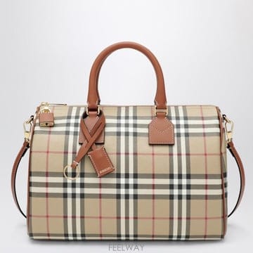 26 S/S 버버리 미디엄 볼링 백 WITH 체크 패턴 8119049 B0051890992