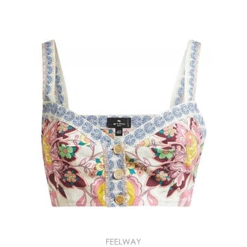 ETRO 25FW Etro ���̺��� ȭ��Ʈ ��ư Cropped ž WRJA010199SP5C7X0803 TP5805625FW Etro ���̺��� ȭ��Ʈ ��ư Cropped ž WRJA010199SP