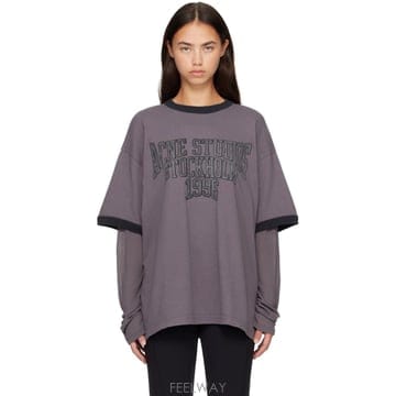 Acne 26 FW ��ũ�� �׷��� ���̾�� �׷��� Ƽ���� 262129F11006526 FW ��ũ�� �׷��� ���̾�� �׷��� Ƽ���� 262129F1100