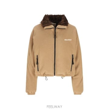 미우미우 후리스 다운 자켓