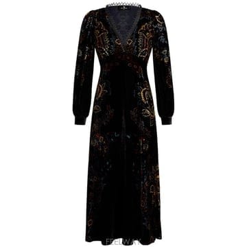 ETRO 26 FW ��Ʈ�� V�� ������ ����Ʈ �̵� �巹�� WRHA017499SPD75 TP45716985326 FW ��Ʈ�� V�� ������ ����Ʈ �̵� �巹�� WRHA01749