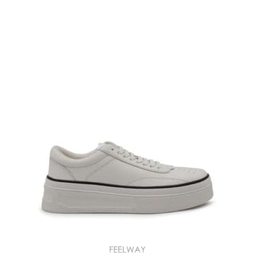 인더샵 JIL SANDER 화이트 로우탑 스니커즈