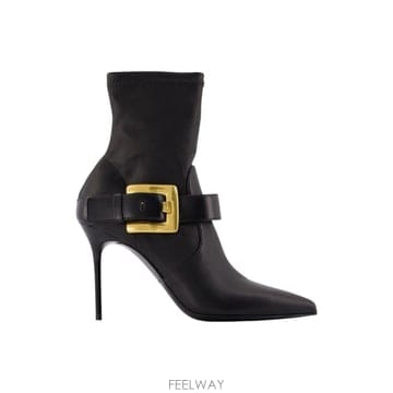 인더샵 BALMAIN 발망 블랙 앵클 부츠