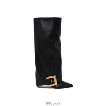 인더샵 BALMAIN 발망 블랙 하이 부츠