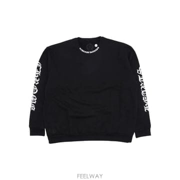 ũ 크롬하츠 넥 로고 긴소매 스웨트셔츠