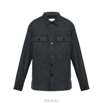 당일배송 질샌더 버진 울 셔츠