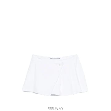 당일배송 알렉산더왕 플리츠 랩 미니 스커트