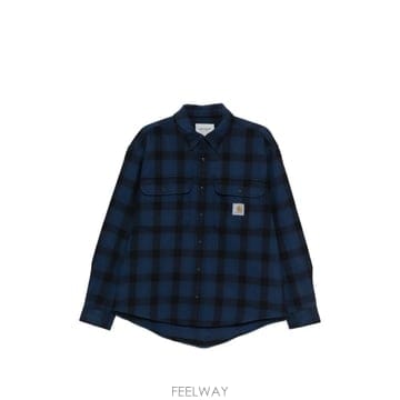 Į 칼하트 체크 플랩 포켓 셔츠 그린