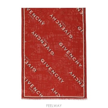 지방시 프린지 스카프