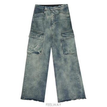 릭오웬스 블랙 콘코르디안 마스타돈 카고 팬츠 블랙