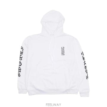 ũ 크롬하츠 버티컬 로고 후드티