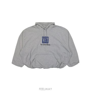 베트멍 VET 크롭 박시 후드티 그레이