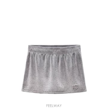 알렉산더 왕 크리스털 장식 벨루어 스코트